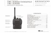 UHF FM TRANSCEIVER TK-3302/3302 U TK-3306