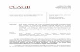 PCAOB Release - Audit Documentation and Amendment to ...
