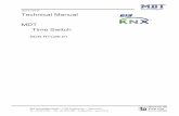 Technical Manual MDT Time Switch - Futurasmus KNX Group