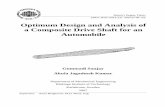 Optimum Design and Analysis of a Composite Drive Shaft for ...