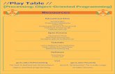 Play Table OOP PDF