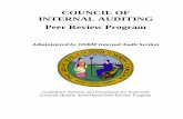 COUNCIL OF INTERNAL AUDITING Peer Review Program