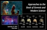 Approaches to the Book of Genesis and Modern Science