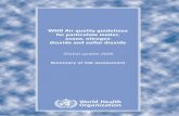 WHO Air quality guidelines for particulate matter, ozone ...