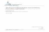 The Export Administration Act: Evolution, Provisions, and ...