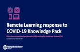 Remote Learning response to COVID-19 Knowledge Pack
