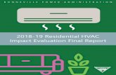 2018-19 Residential HVAC Impact Evaluation Final Report