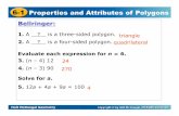 6-1 Properties and Attributes of Polygons