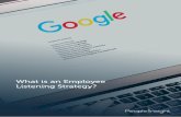 What is an Employee Listening Strategy? - People Insight