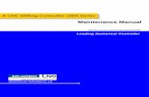 A-LNC Milling Controller 1000 Series Maintenance Manual