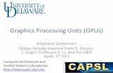 Graphics Processing Units (GPUs)