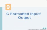 C Formatted Input/ Output