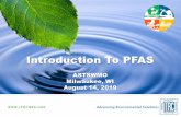 Introduction To PFAS - ASTSWMO