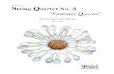 String Quartet No. 3 'Summer Quartet' (F. 158)