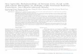 Sex-specific Relationship of Serum Uric Acid with All ...