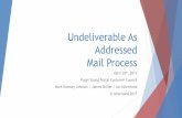 Undeliverable As Addressed Mail Process