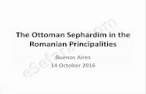 The Ottoman Sephardim in the Romanian Principalities