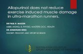 Allopurinol does not reduce exercise induced muscle damage ...