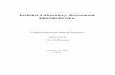 Institute Laboratory Assessment Interim Review