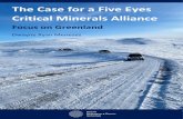 v The Case for a Five Eyes Critical Minerals Alliance