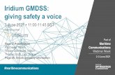 Iridium GMDSS: giving safety a voice