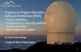Progress on Program Execution Software Architecture (PESA)