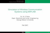 Simulation of Wireless Communication Systems using MATLAB