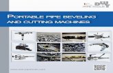 P ORTABLE PIPE BEVELING CUTTING MACHINES