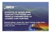 EFFECTS OF WHEEL/RAIL CONTACT PATTERNS andCONTACT …