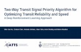 Two-Way Transit Signal Priority Algorithm for Optimizing ...