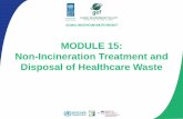 MODULE 15: Non-Incineration Treatment and Disposal of ...