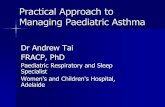 Practical Approach to Managing Paediatric Asthma