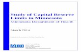 Study of Capital Reserve Limits in Minnesota