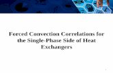 Forced Convection Correlations for the Single-Phase Side ...
