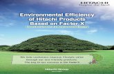 Environmental Efficiency of Hitachi Products Based on Factor X