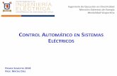 CONTROL AUTOMÁTICO EN ISTEMAS ELÉCTRICOS