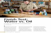 Finish Test: Water vs. Oil - Fine Woodworking Project ...