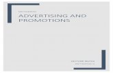 MKTG30010 ADVERTISING AND PROMOTIONS