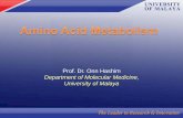 Prof. Dr. Onn Hashim Department of Molecular Medicine ...