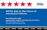 NHTSA Role in The Future of Automated Vehicles