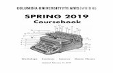 SPRING 2019 - Columbia University