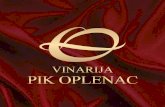 Welcome to winery PIK Oplenac - Т.О. ОПЛЕНАЦ