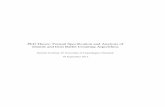 PhD Thesis: F ormal SpeciÞcation and Analysis of Danish ...