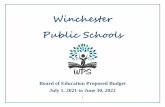 Winchester Public Schools