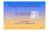 Design and Safety Considerations for existing LNG Peak ...