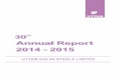 Annual Report 20 15 - UTTAM
