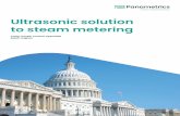 Ultrasonic solution to steam metering