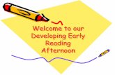 Welcome to Developing Early Reading