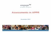 Assessments in APPR