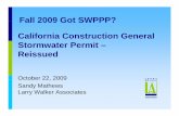 Fall 2009 Got SWPPP? California Construction General ...